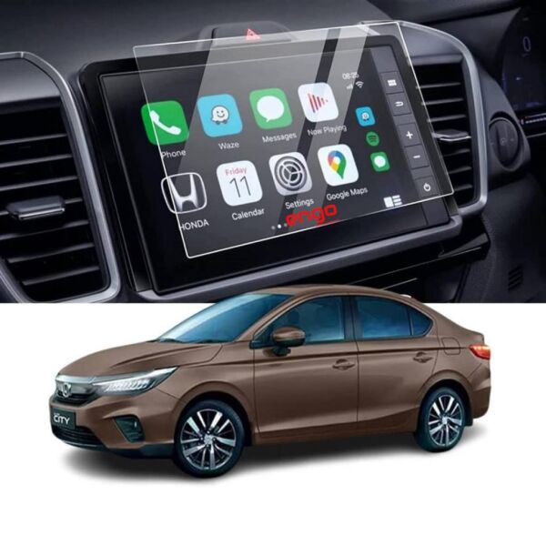 Honda City 8 inç Navigasyon Uyumlu Ekran Koruyucu Şeffaf Nano