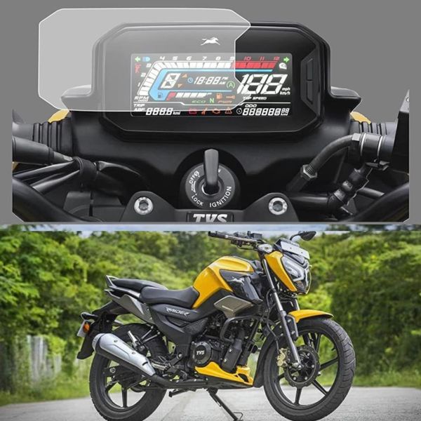 TVS Raider 125 Mat Ekran Koruyucu Dijital Gösterge KM Ekranı