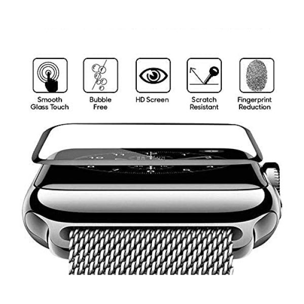 Apple Watch series 3 42mm Ekran Koruyucu Kavisli Kenar