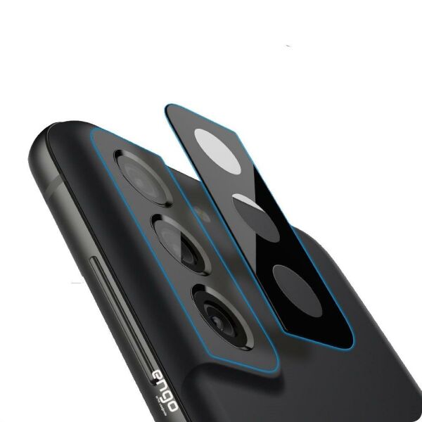 Samsung Galaxy S21 FE Kamera Koruyucu Temperli Koruma Siyah
