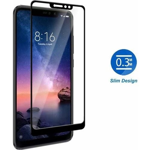 Xiaomi Redmi Note 6 Pro Ekran Koruyucu 5D Tam Kaplama Cam