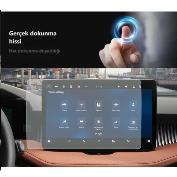 Skoda Kodiaq 13 inç Mat Ekran Koruyucu Multimedya Şeffaf