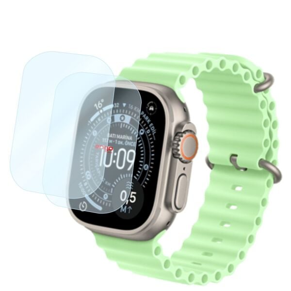 Apple Watch Ultra 3 49mm Nano Ekran Koruyucu 2’li Set