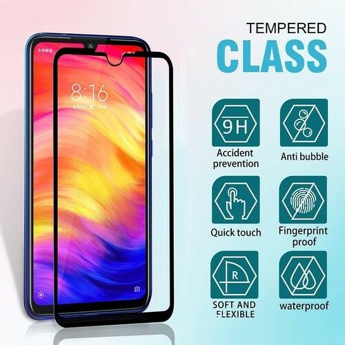 Xiaomi Redmi Note 7 Ekran Koruyucu 5D Tam Kaplama Cam