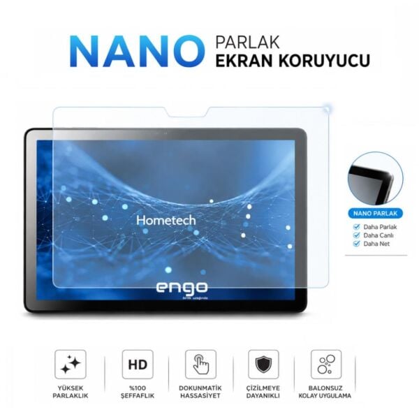 Hometech Alfa 10XM Ekran Koruyucu 10.1 inç Nano Parlak
