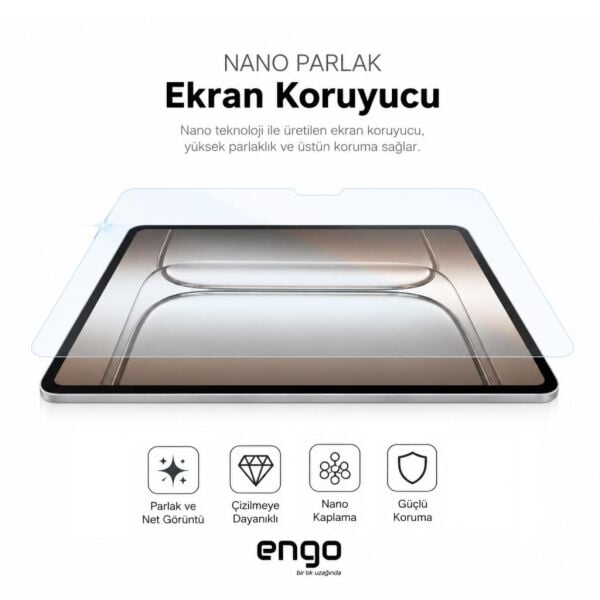 OnePlus Pad 4 Ekran Koruyucu 13.2 inç 9H Nano Parlak