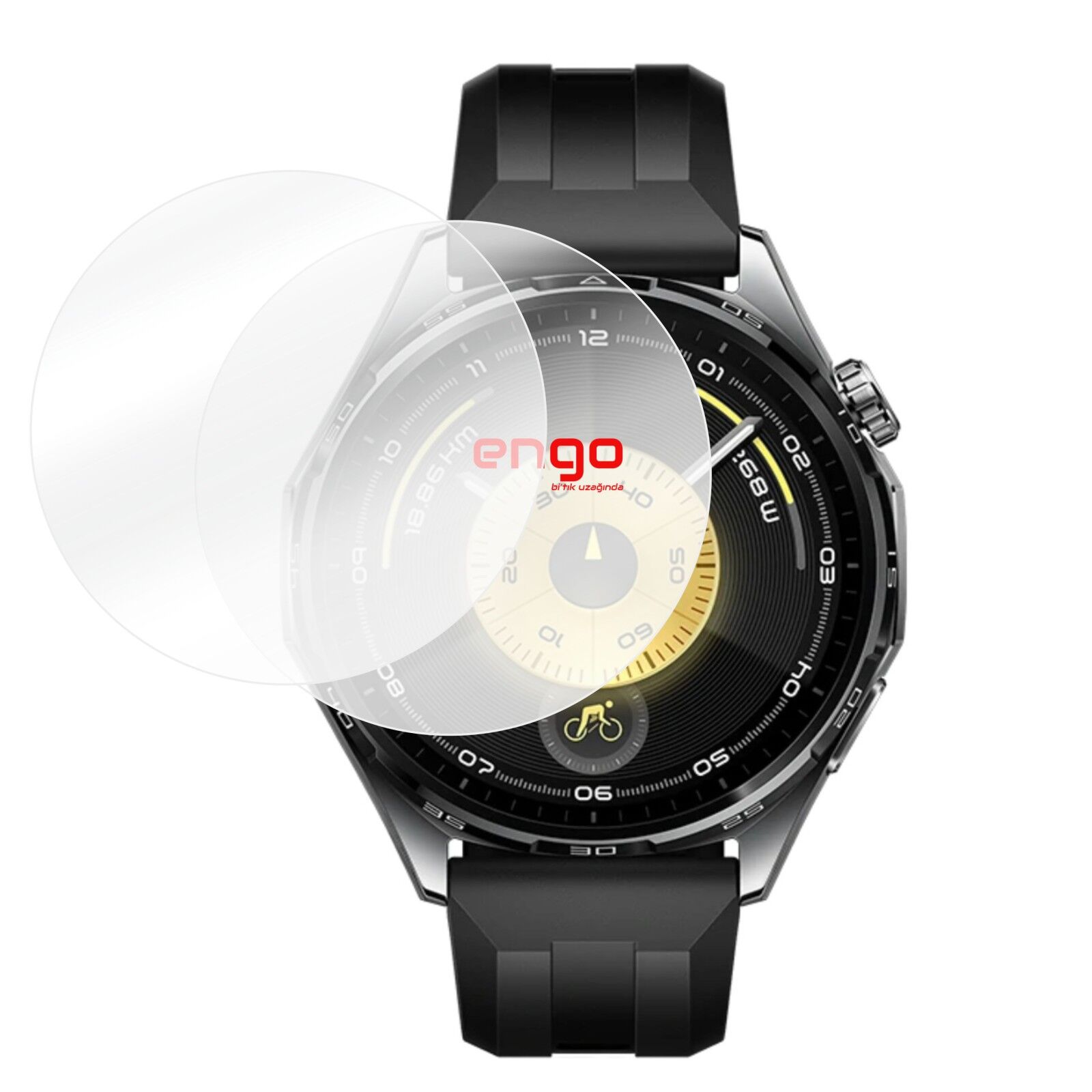 Huawei Watch GT 6 46mm Ekran Koruyucu TPU 2'li Şeffaf Film