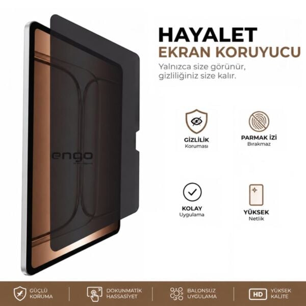OnePlus Pad 4 Hayalet Ekran Koruyucu 13.2 inç 9H Nano Şeffaf