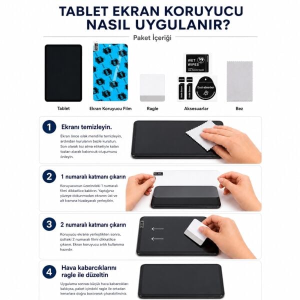 Huawei MatePad Pro Max Ekran Koruyucu 13.2 inç Nano Parlak