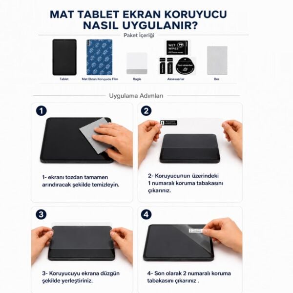 Huawei MatePad Pro Max Mat Ekran Koruyucu 13.2 inç Nano
