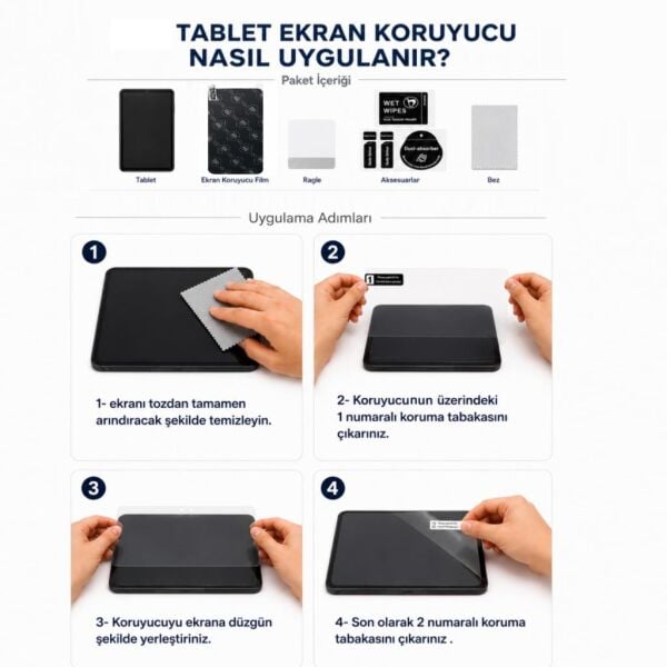 Huawei MatePad Pro Max Hayalet Ekran Koruyucu 13.2 inç Nano