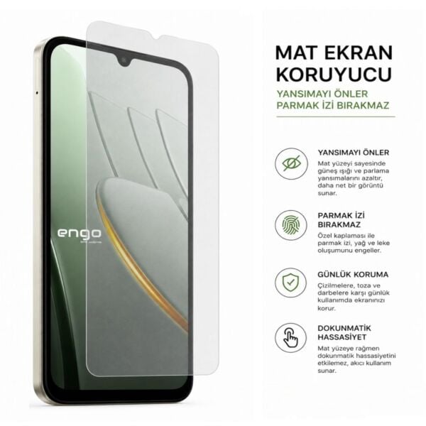 Poco C81 Pro Mat Ekran Koruyucu 9H Nano Şeffaf 6.9 inç