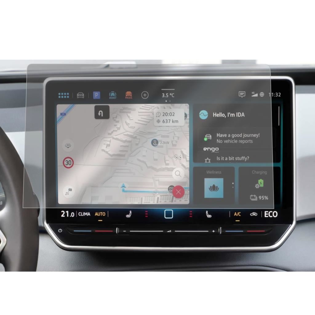 Volkswagen ID.Buzz 12.9 inç Mat Ekran Koruyucu Multimedya