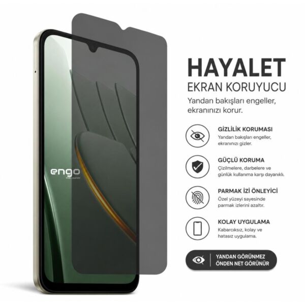 Poco C81 Pro Hayalet Ekran Koruyucu 9H Nano Şeffaf 6.9 inç