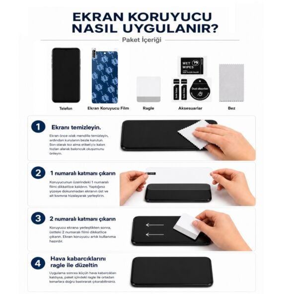 Vivo Y05 Mat Ekran Koruyucu 6.74 inç 9H Nano Şeffaf