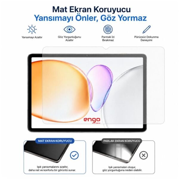 Tecno Megapad Se Mat Ekran Koruyucu 11 inç 9H Nano