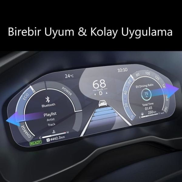 Toyota Corolla Hatchback Hybrid Mat Ekran Koruyucu Gösterge