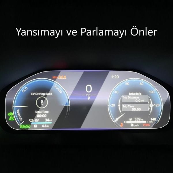 Toyota Corolla Hatchback Hybrid Mat Ekran Koruyucu Gösterge