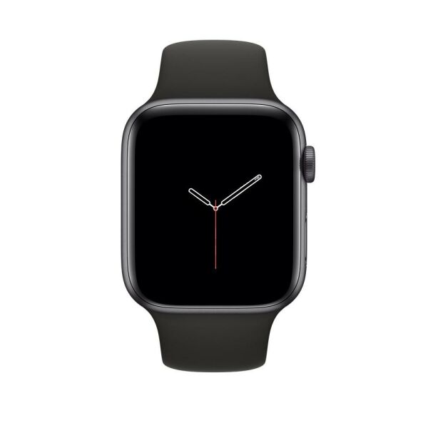 Apple Watch Kordon Watch 7 Spor Kordon Silikon 41mm Siyah