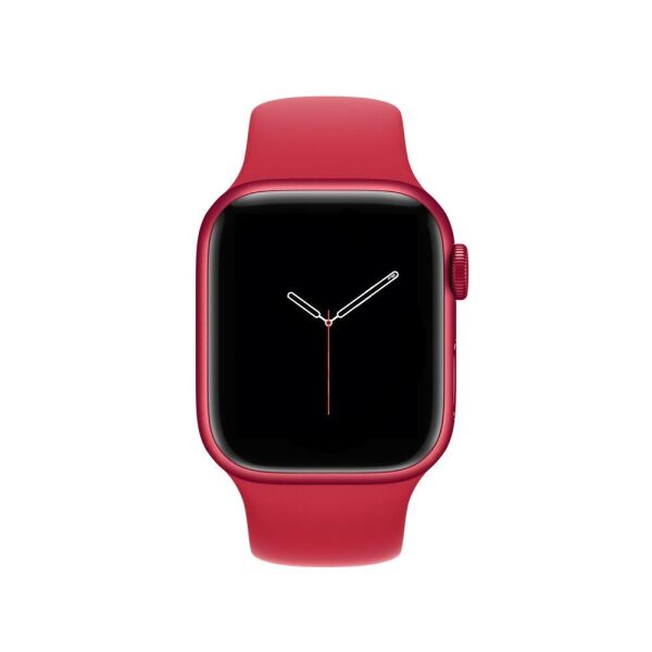 Apple Watch Kordon Watch 7 Spor Kordon Silikon 41mm Kırmızı