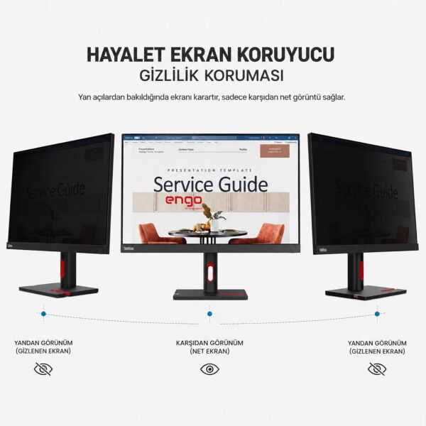 Lenovo ThinkVision S24i-30 Hayalet Ekran Koruyucu 23.8 inç