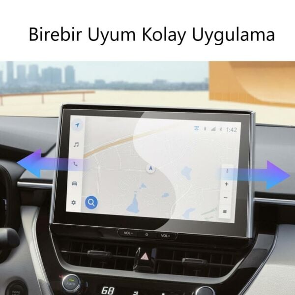 Toyota Corolla Hatchback Hybrid Mat Ekran Koruyucu 10.5 inç