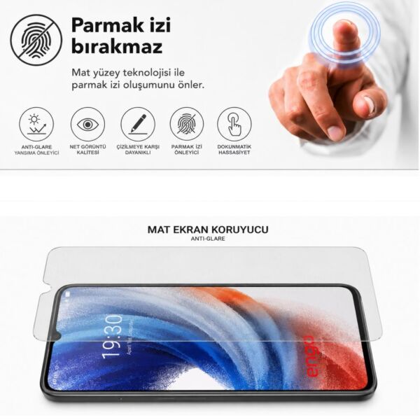 Hiking A52 Mat Ekran Koruyucu 9H Nano Şeffaf 6.74 inç