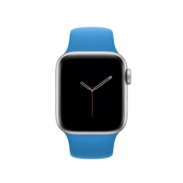 Apple Watch Kordon Watch 7 Spor Kordon Silikon 41mm Açık Mavi
