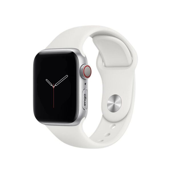 Apple Watch Kordon Watch 7 Spor Kordon Silikon 41mm Beyaz