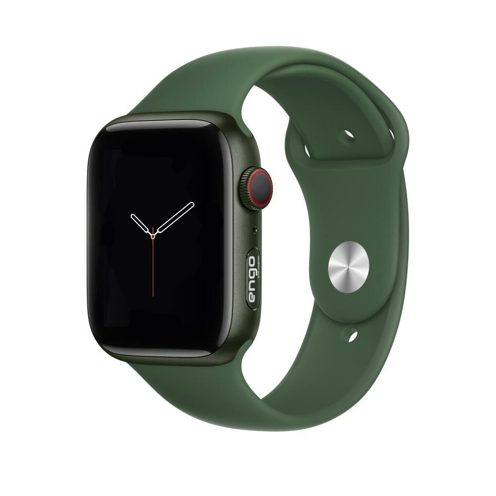 Apple Watch Kordon Watch 7 Spor Kordon Silikon 41mm Yeşil