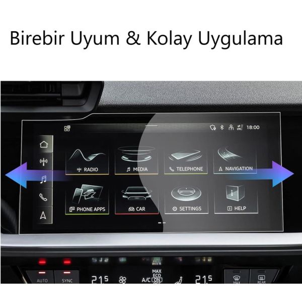 Audi A3 Ekran Koruyucu 10.1 inç 8Y Multimedya Nano 2025