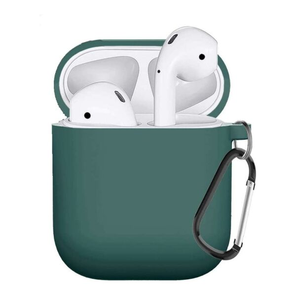 Apple AirPods Kılıf 1&2.Nesil Uyumlu Kablosuz Şarj Destekli Kılıf Yeşil
