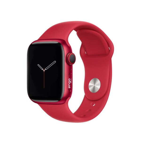 Apple Watch Kordon Watch SE Spor Kordon Silikon 40mm Kırmızı