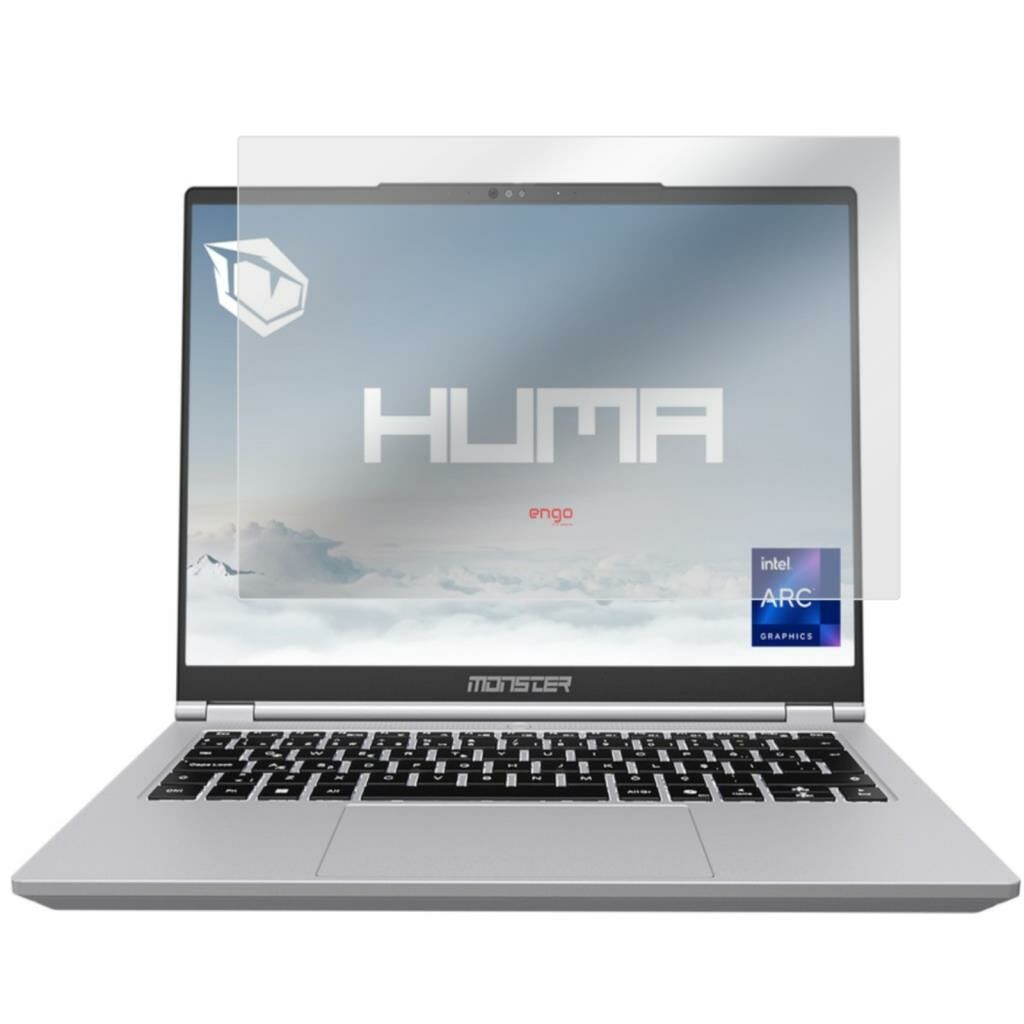 Monster Huma H4 V6 Mat Ekran Koruyucu 14 inç Şeffaf 16:10