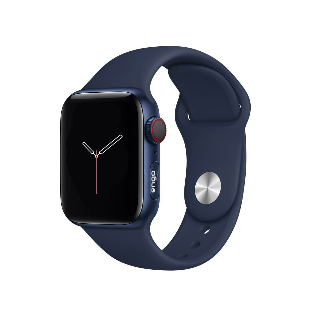 Apple Watch Kordon Watch SE Spor Kordon Silikon 40mm Lacivert