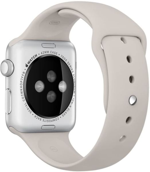 Apple Watch Kordon Watch SE Spor Kordon Silikon 40mm Açık Mavi