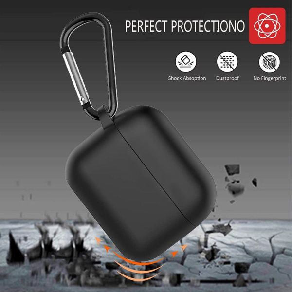 Apple AirPods Pro Kılıf 1.Nesil Uyumlu Kablosuz Şarj Destekli Kırmızı