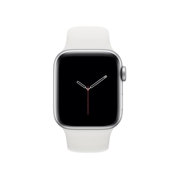 Apple Watch Kordon Watch SE Spor Kordon Silikon 40mm Beyaz