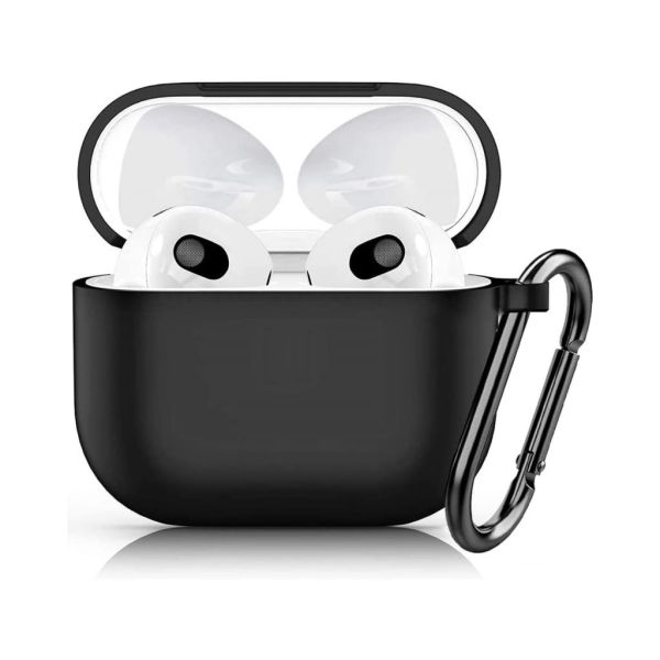Apple AirPods Pro Kılıf 1.Nesil Uyumlu Kablosuz Şarj Destekli Siyah
