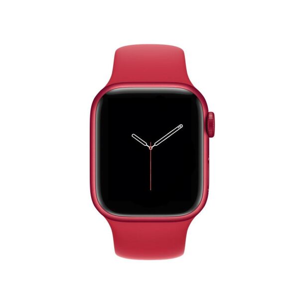 Apple Watch Kordon Watch 3 Spor Kordon Silikon 42mm Kırmızı
