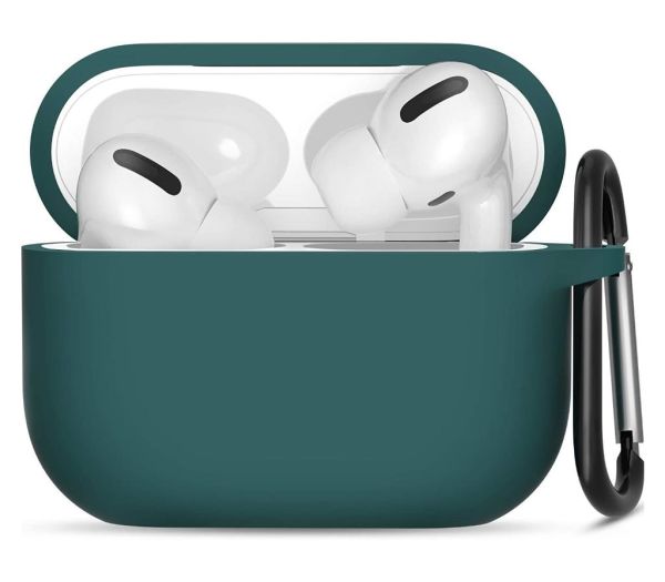 Apple AirPods Pro Kılıf 2.Nesil Uyumlu Kablosuz Şarj Destekli Yeşil
