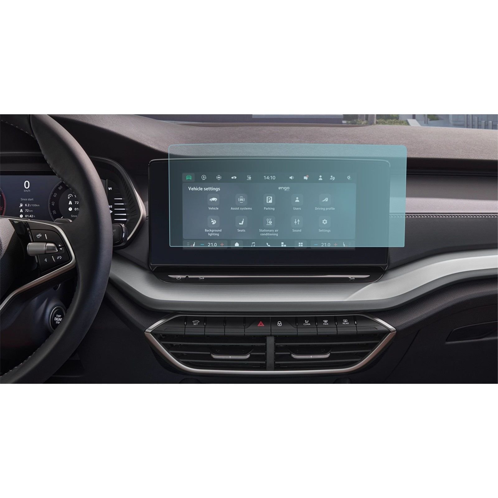 Skoda Octavia 13 inç Ekran Koruyucu Multimedya 2024