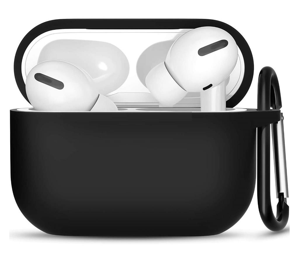 Apple AirPods Pro Kılıf 2.Nesil Uyumlu Kablosuz Şarj Destekli Siyah