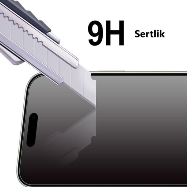 Apple iPhone 16 Mat Ekran Koruyucu Parmak İzi Bırakmaz