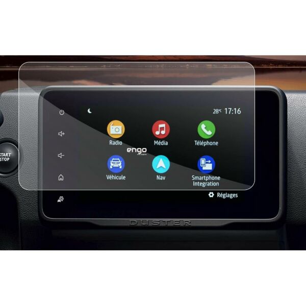 Dacia Duster 8 İnç Multimedya Mat Ekran Koruyucu Navigasyon