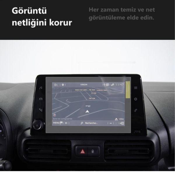 Fiat Doblo Cargo 8 inç Mat Ekran Koruyucu Multimedya
