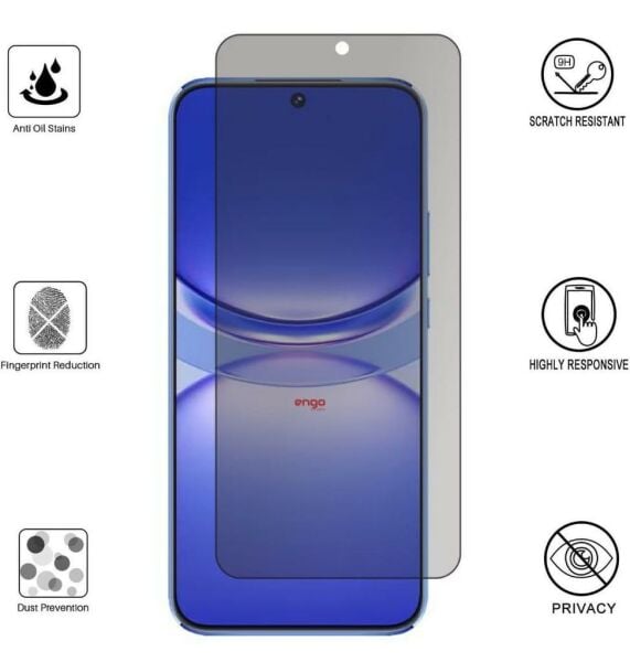 Huawei Nova 12s İle Uyumlu Hayalet Ekran Koruyucu Şeffaf