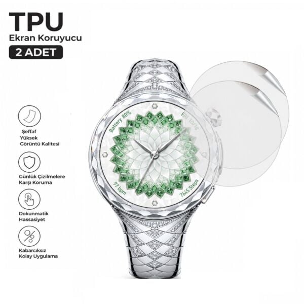 Huawei Watch Ultimate Design Ekran Koruyucu TPU 2 Adet