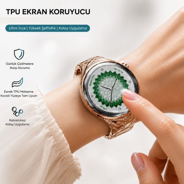 Huawei Watch Ultimate Design Ekran Koruyucu TPU 2 Adet