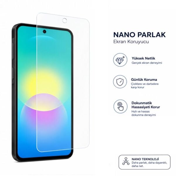 Samsung Galaxy A27 5G Ekran Koruyucu Parlak (SM-A276B)